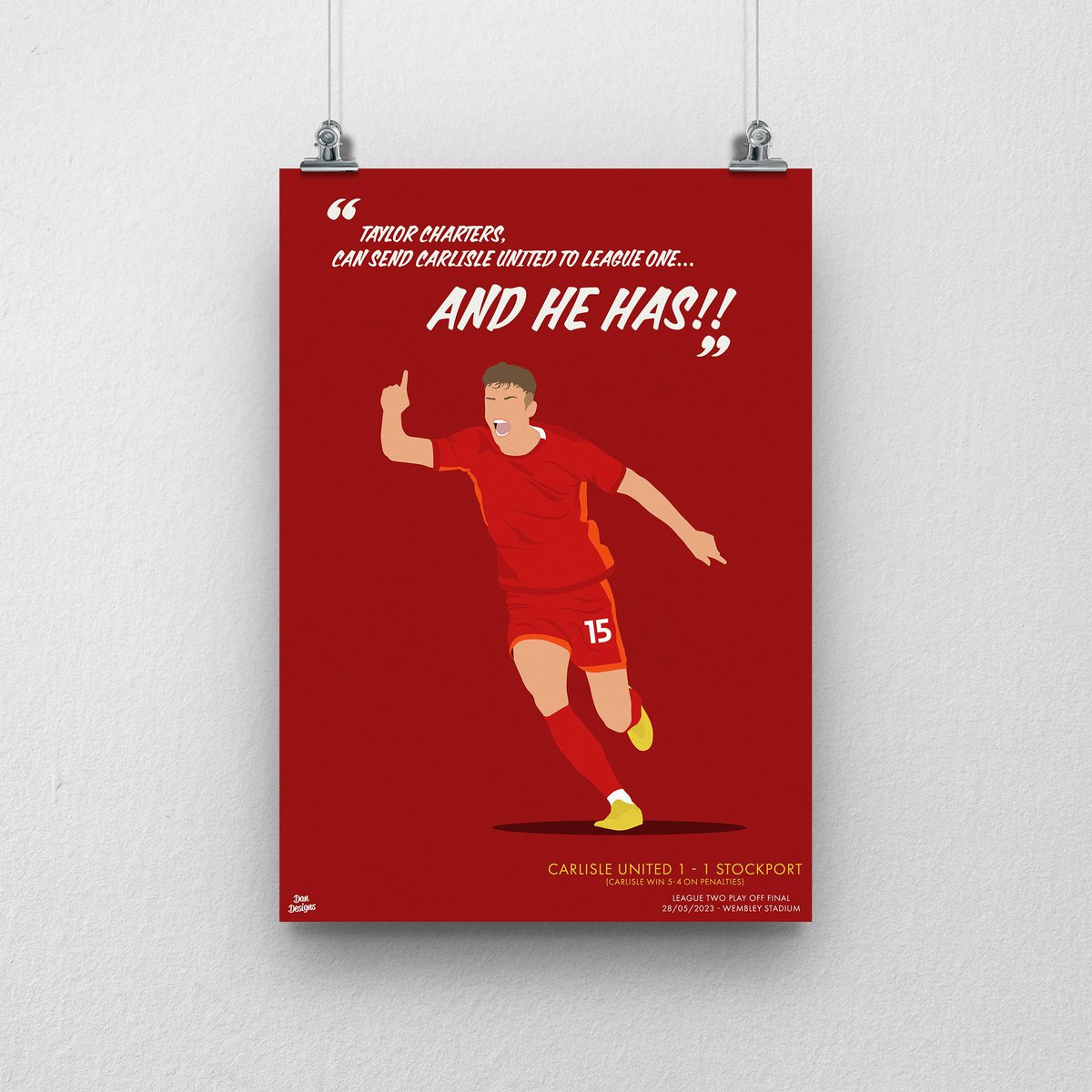 ✍️Charters Stays!✍️
⚠️To celebrate, it’s Giveaway time⚠️

1x A4 <a href="/_TaylorCharters/">Taylor Charters</a> x Wembley print is up for grabs on this one. 

RULES;
RT this tweet ♻️
Follow me, obviously 😅
Tag 2 mates in the comments🤜🤛

Winner announced tomorrow.
Good luck!