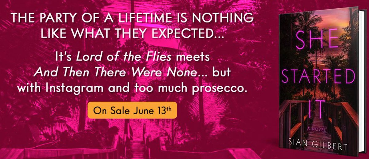 HAPPY PUBLICATION DAY to Sian Gilbert!

The wait is over and it's time to go get it

SHE STARTED IT

#writerslift #writingcommunity
#thrillerwriters #thrillers
#thrillerbooks #suspense #crimefiction
#mystery #amreading #mustread