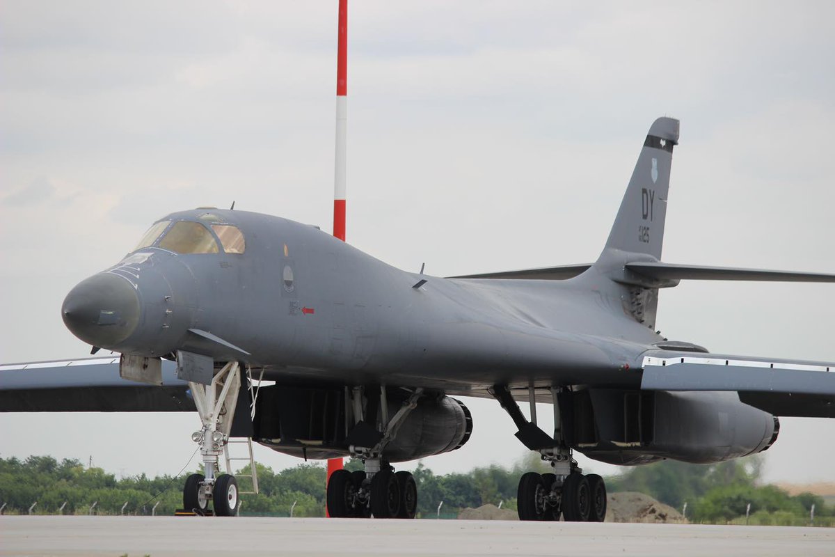 NATO_AIRCOM's tweet image. Two B-1B aircraft of the @usairforce 🇺🇸participated in exercise #AirDefender2023 🇩🇪and landed at Mihail Kogălniceanu Air Base 🇷🇴 
Interoperability is key to our success 
#StrongerTogether #NATO