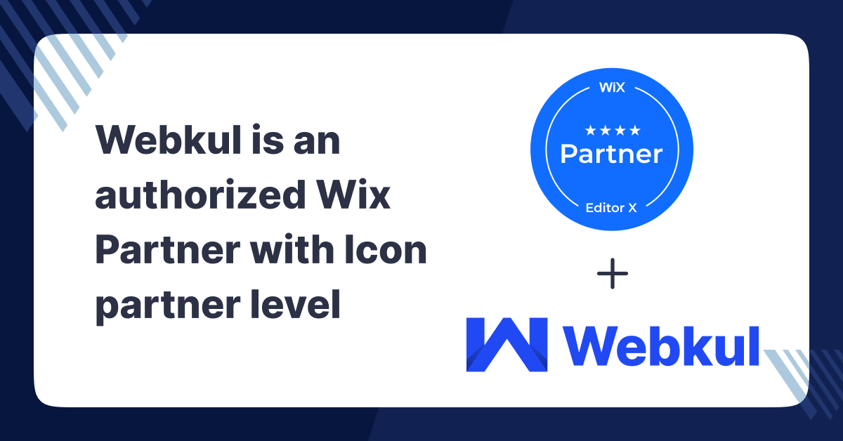 webkul's tweet photo. Achieved🏆 the prestigious Icon Level in the Wix Editor Partner program..!!!
#Wix #Partner #WixIconPartner #AuthorizedPartner #WixPartner #Webkul #WebkulSoftware #WebkulPartnerShip #WixWebsite #eCommerceWebsite #eCommerceBusiness #Creator #Editor #IconLevel #Marketplace https://t.co/iTcHkYHHnY