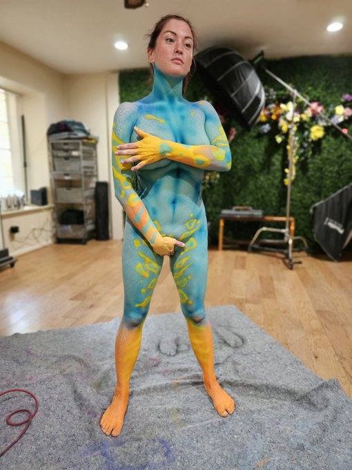 Bts of last night's bodypaint! https://t.co/GhSJvn5uXi<a href="/tag/selfie"class="tags"><span>#selfie</span></a><a href="/tag/anime"class="tags"><span>#anime</span></a><a href="/tag/cosplay"class="tags"><span>#cosplay</span></a><a href="/tag/pussy"class="tags"><span>#pussy</span></a><a href="/tag/gamergirl"class="tags"><span>#gamergirl</span></a><a href="/tag/boobs"class="tags"><span>#boobs</span></a>