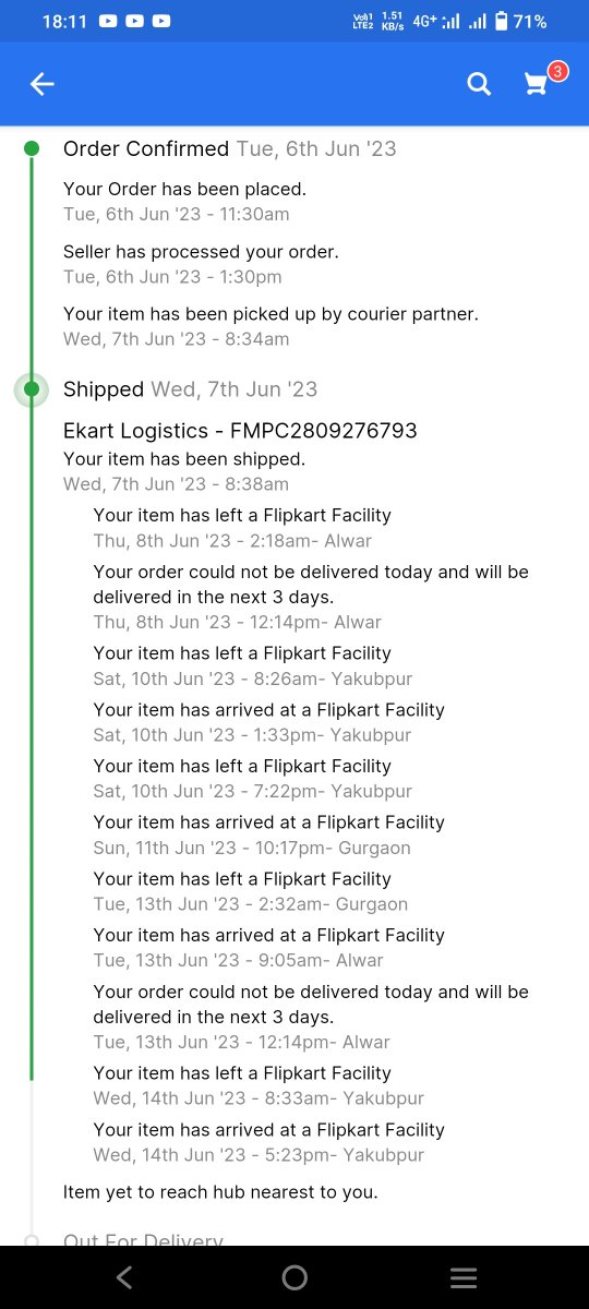 DevrajAshu's tweet photo. @Flipkart pls resolve the issue, i ordered many times and i faced same issue, what is this? Totally unacceptable and horrible experience. https://t.co/mTamSAG2Vx