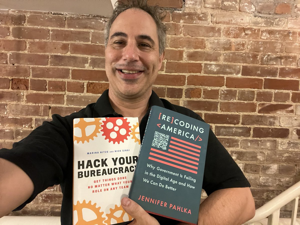 Yup!!  Must-reads!! Grateful for the insight and passion in these books and for the work of public servants everywhere striving for impact!