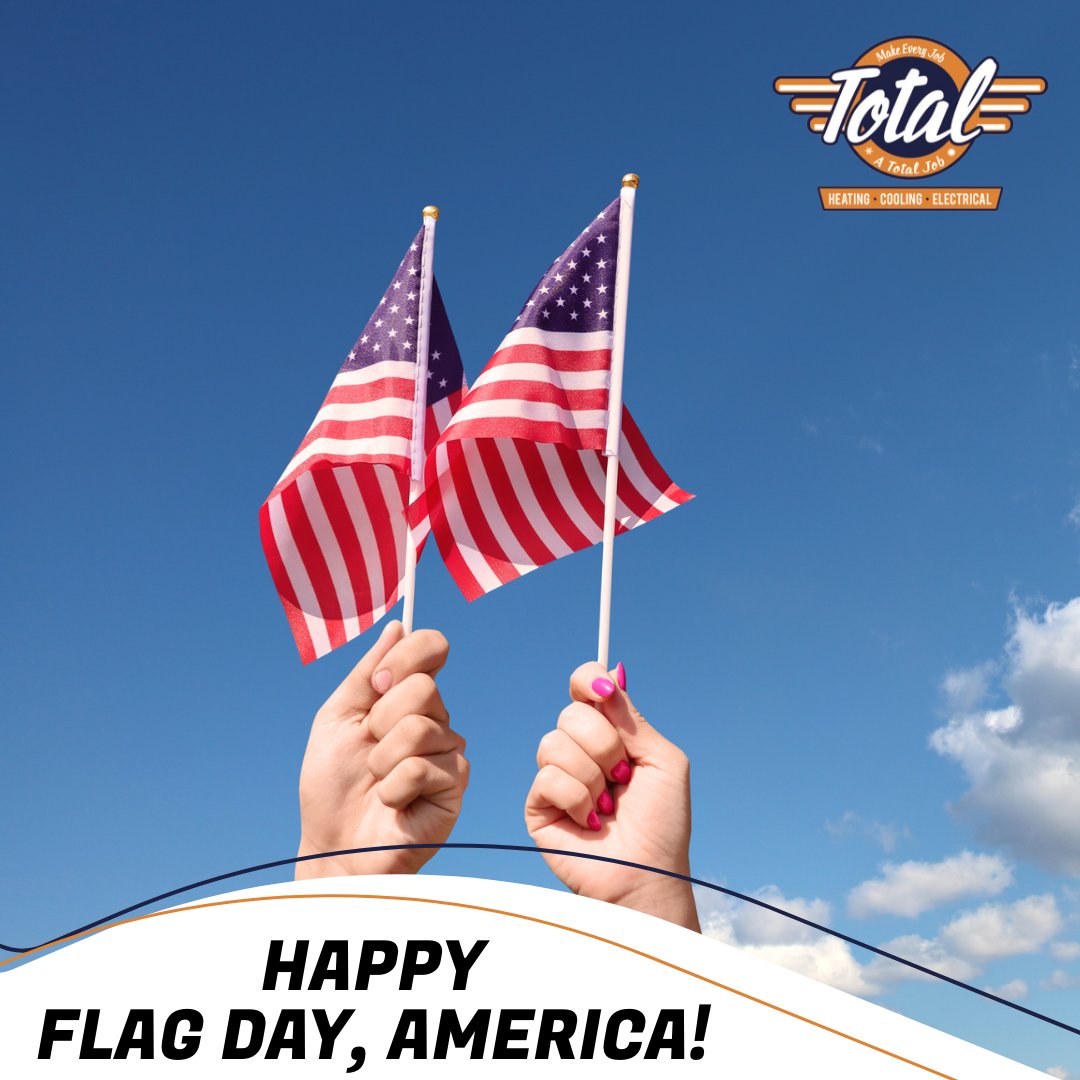 makeittotal's tweet photo. Today, we come together to honor the symbol of our nation, the beloved Stars and Stripes. On this Flag Day, let us reflect on the rich history, values, &amp; sacrifices that our flag represents. 🌟❤️
https://t.co/E5QjrRPUPp

#CleanFilters #EfficientAC #HVAC #ac #Heating #Cooling https://t.co/dsfL6joQ0p