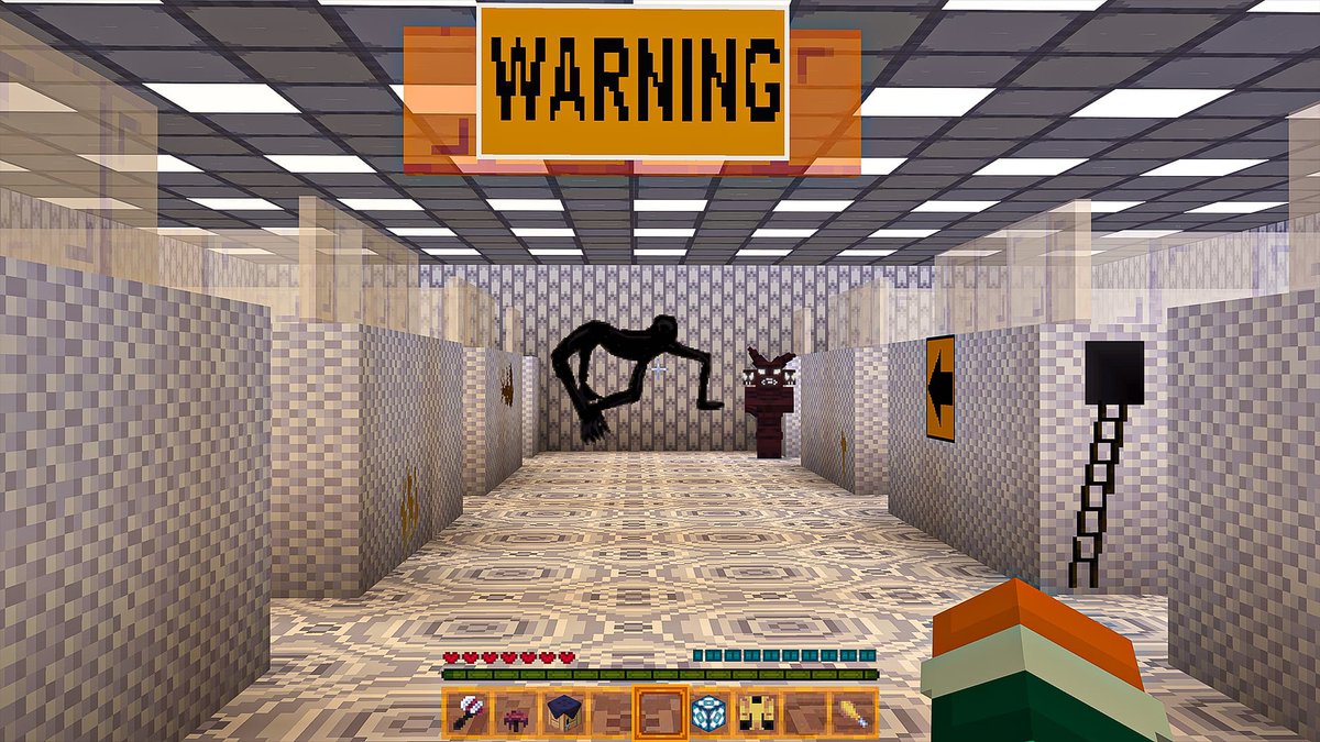 Build your own infinite The Backrooms map with our Backrooms Texture Pack!
+ The Backrooms Textures
+ Custom Creatures
+ Scary Resource Pack!

minecraft.net/de-de/marketpl…