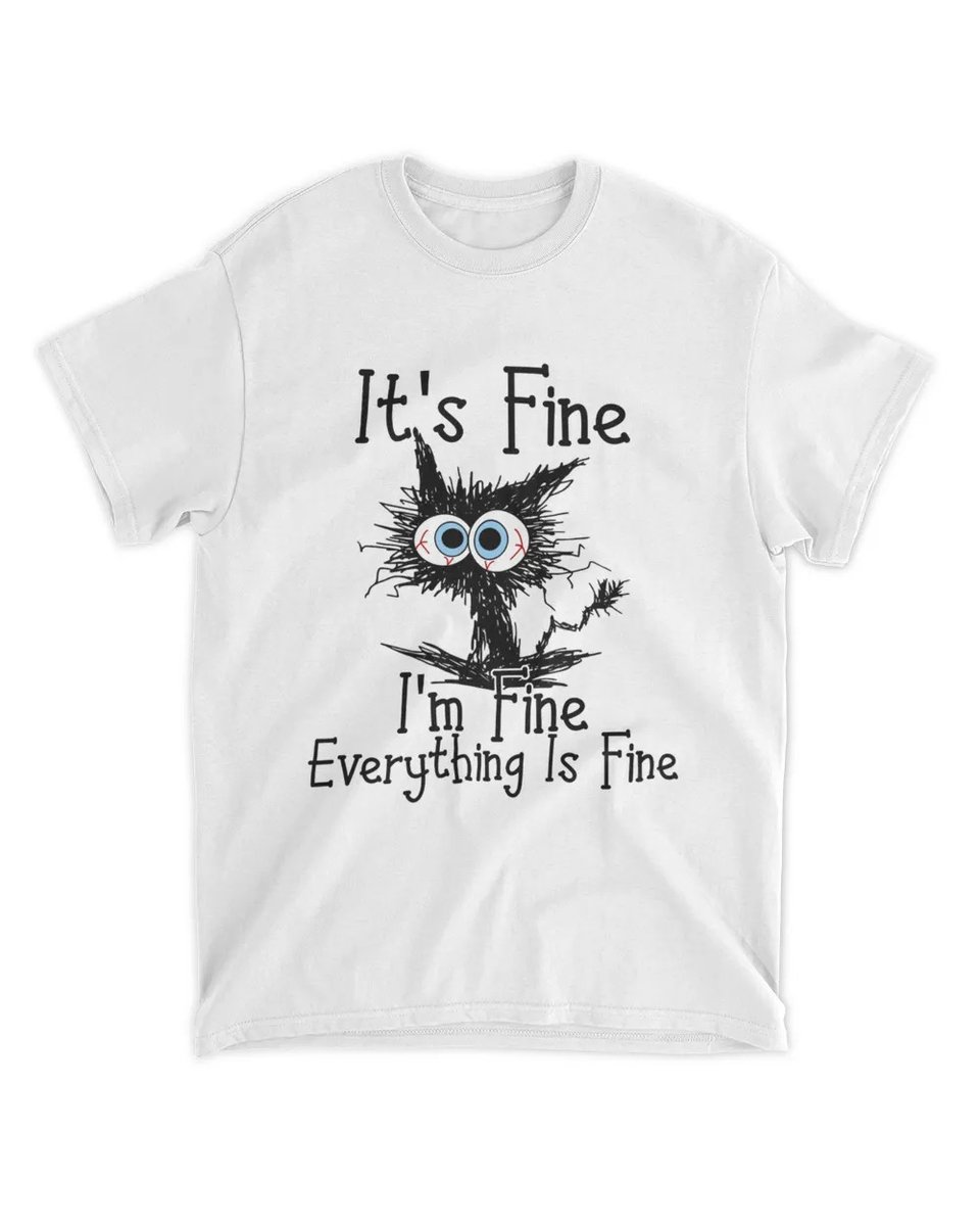 Keep calm and carry on with the 'It's Fine I'm Fine Everything Is Fine' classic t-shirt! 😎
#positivevibes #keepcalm #fashion
Get it➡propertee.space/everything-is-…