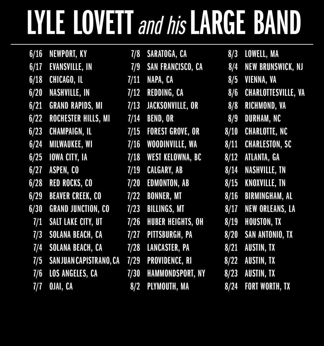 Lyle Lovett tweet media