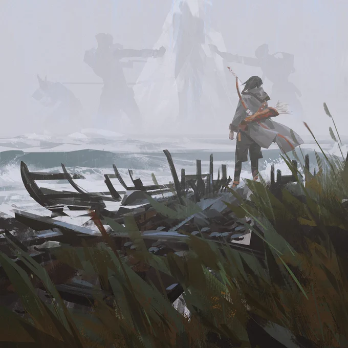 girl chasing giants