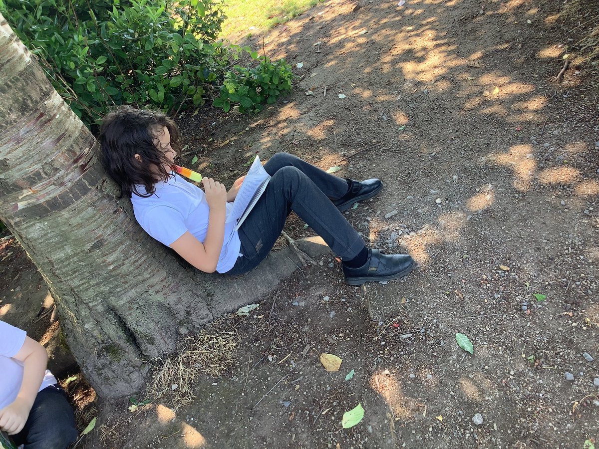 murdishawwest's tweet photo. Is there a better way to cool down after a warm lunch time? Year 5 have been treated to an ice lolly while they read their books. #MWCPRead https://t.co/gzXoHxA3Lq