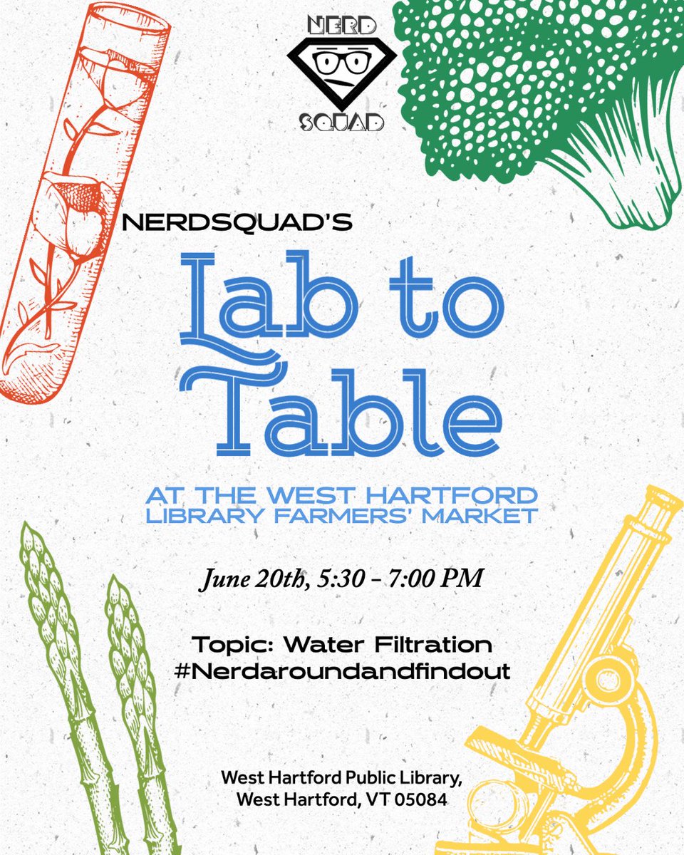 CagneyElayna's tweet photo. Our first Lab to table will be all about water filtration!! Students will be their own water filters with @NerdsquadI then student will be challenged to go home and treat different water samples.. #fromthelabtothetable #nerdaroundandfindout https://t.co/S0Iiav5Qvr