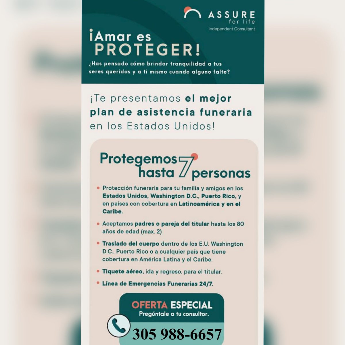finsurancea's tweet photo. ¡ASSURE FOR LIFE! 🌹🕊️ El plan de asistencia funeraria líder en los Estados Unidos. 
.
.
.
.
.
#AssureForLife
#FuneralServices #Funeral #PeaceOfMind #FuneralPlanning #EndOfLifeCare #Life #AmarEsProteger #Funeraria https://t.co/3LIwwGaG5L
