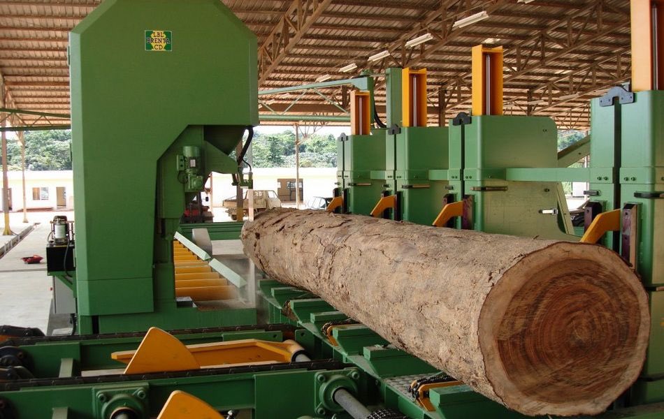 Le Gabon 🇬🇦 transforme jusqu'à 69% de son bois, dont seulement 31 % de la production est expédiée vers le marché international