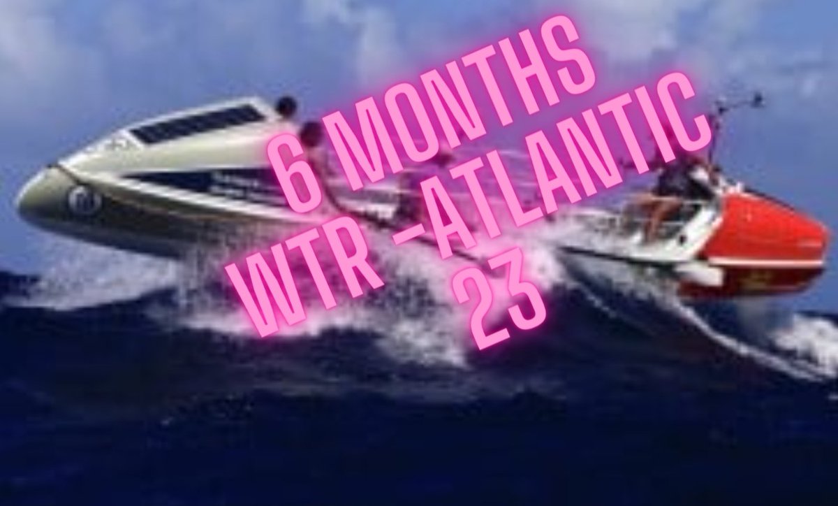 Less than 6 months to go until the start of WTR- Atlantic 23.
🇫🇷Moins de 6 mois avant le début de World's Toughest Row-Atlantic 23 

gofund.me/7c8bd8d4

#forbetteroarworse
#worldstoughtestrow
#Atlantic 
#oceanrowing
#rannochR25
#traininghard