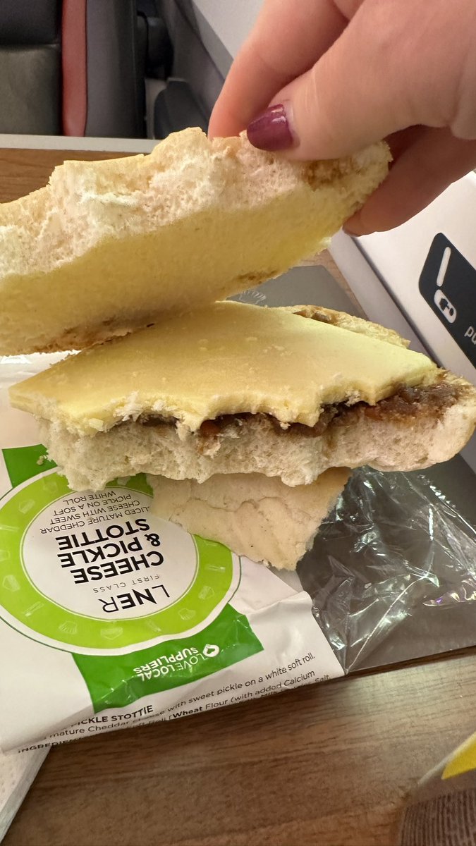 dr_trj's tweet photo. My complimentary lunch on board coach K today courtesy of @LNER.  Back on board tomorrow.  Thinking I might bring my own… 😢 #notreally1stclass https://t.co/JscF5E7SNB