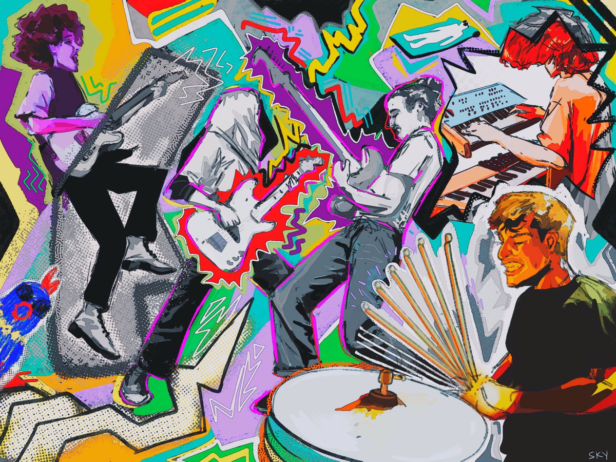 forgot to post this here :) 
Inspired by cool guitar Spider-Man from spider verse 
<a href="/flipturnband/">flipturn</a>