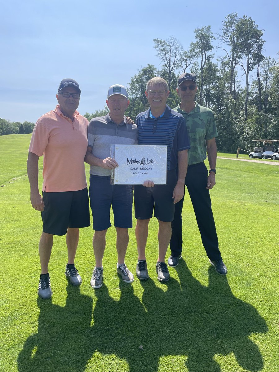 Ace alert! Congrats to Craig Carnduff for acing our 164 yard 3rd hole during his regular “first out” early morning round!
