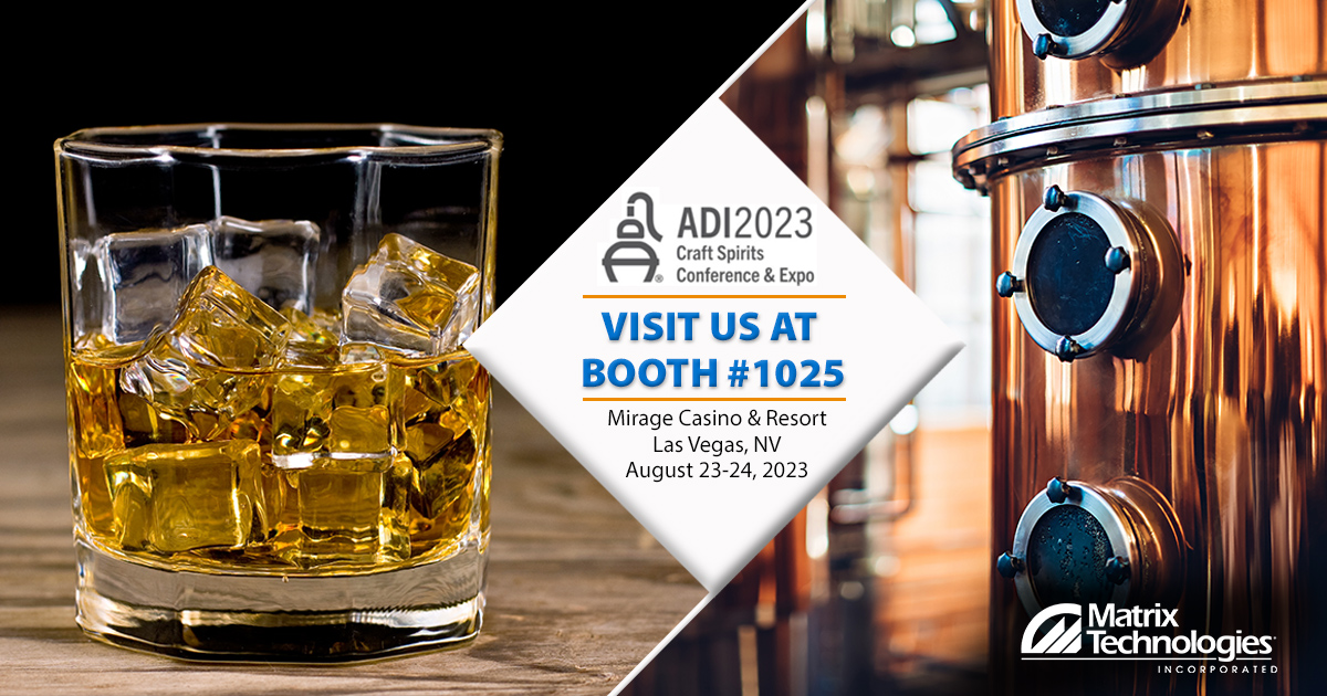 Join Matrix Technologies at the ADI Craft Spirits Conference & Vendor Expo 2023! Use discount code BRON10 to save 10% at registration. #ADI #craftspirits #distilling
hubs.li/Q01RXsX00