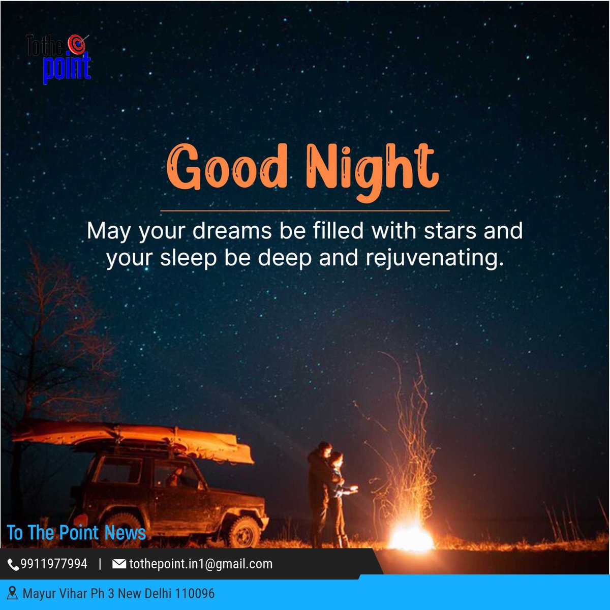 News2ThePoint's tweet photo. Greetings from To The Point News
#goodnightzzzz ,#goodnightandgoodluck ,#goodnightworld #goodnıght #goodnightpost #goodnightzzz #goodnightcoffee #goodnightbeautiful #goodnightz https://t.co/TlMuZrQwCJ