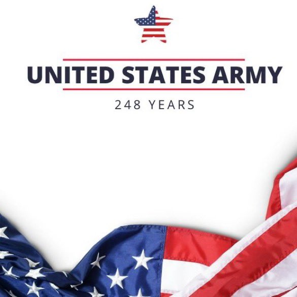 248 years the United States Army has faithfully defended this nation. ..Happy birthday to our oldest brand of the military!! #HappyBirthdayArmy #ArmyBday