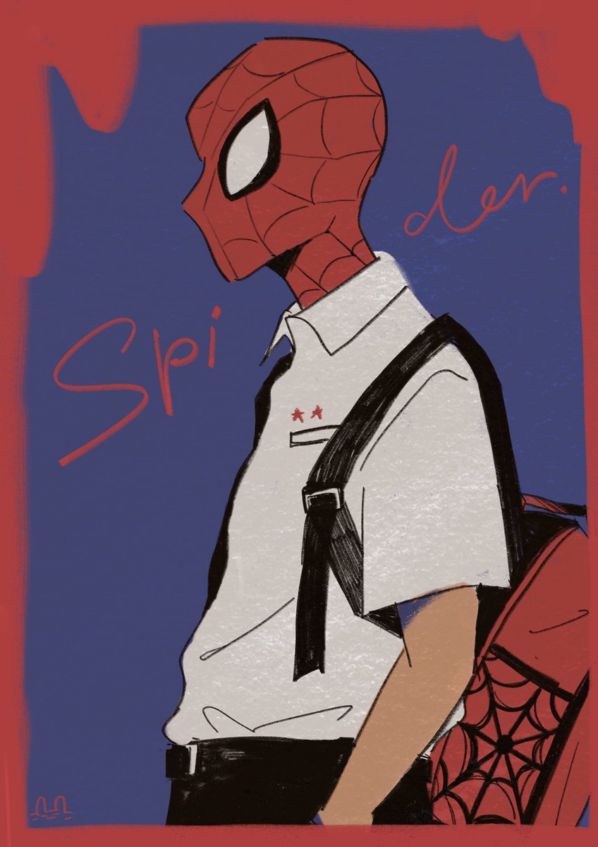 mistley404's tweet photo. #spiderman thai high school uniform https://t.co/cWMvXzm85Q