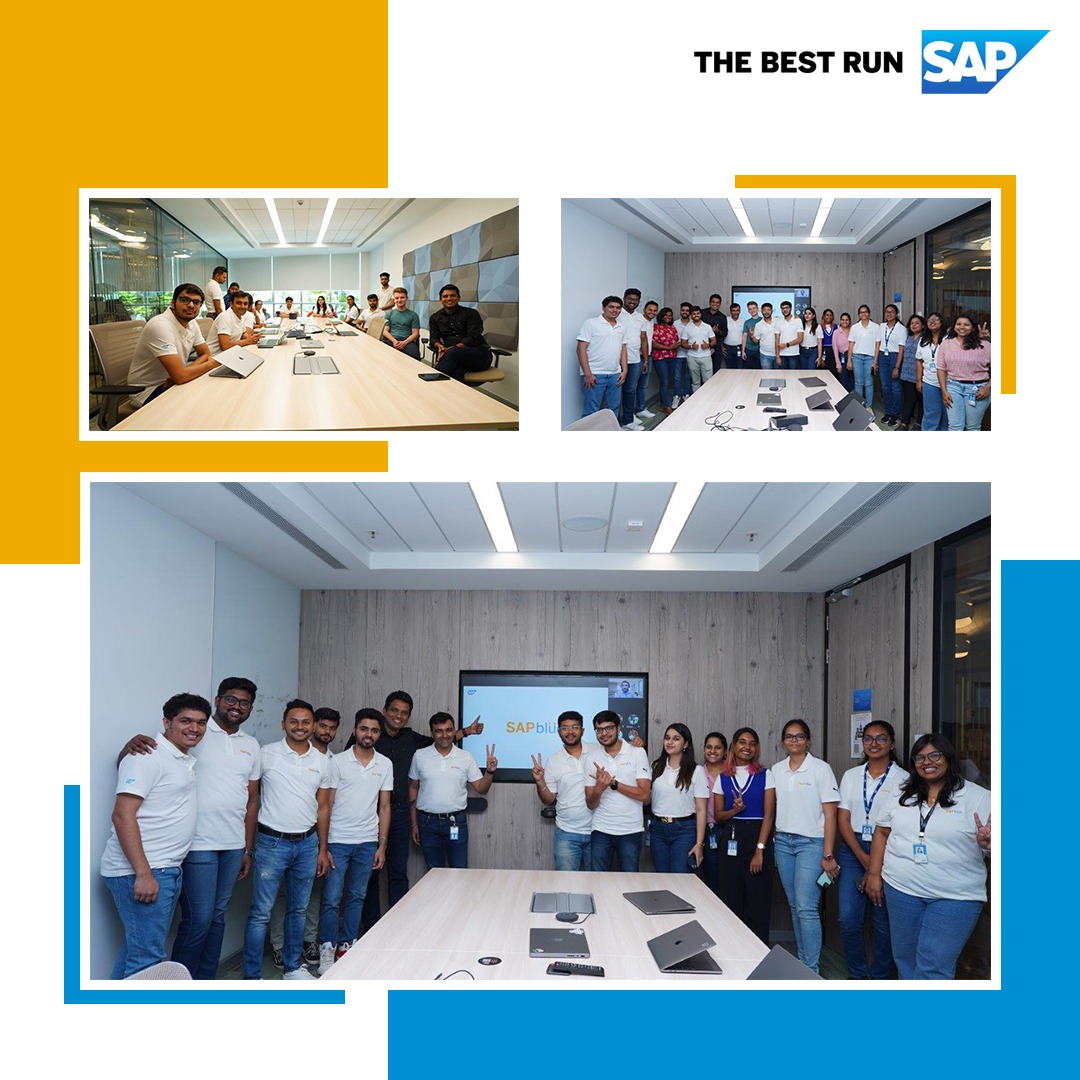 It was another exciting milestone in our strive for innovation as we launched SAP Blue, a platform by the people and for the people at SAP to cross-collaborate on projects and engagements beyond their day roles. 

<a href="/gangadharansind/">Sindhu Gangadharan</a> <a href="/anzieee/">Mohammed Anzy S</a> <a href="/akshaySurshchnd/">Akshay Kumar</a>
