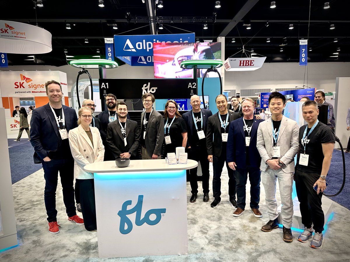 We had a blast at #EVS36! Thanks for hosting, @EVS36CA, & a big thank you to everyone who stopped by. Next stop for the FLO team: #BOMA2023. 🛫What about you? Where are you headed next?