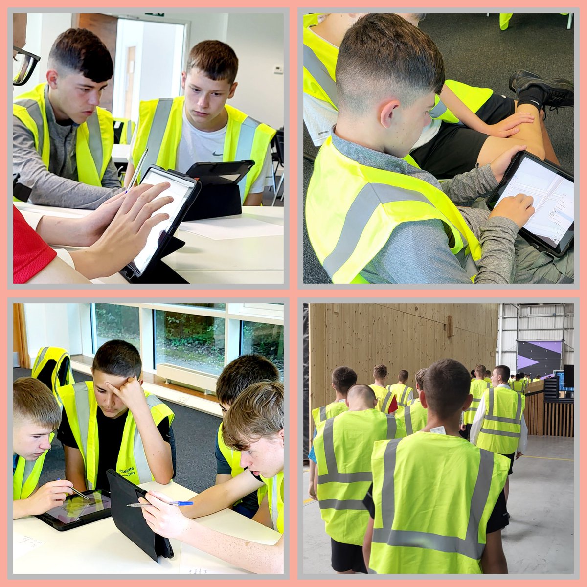 BHSDesignTech's tweet photo. Some of our young people had the opportunity to take part in a Digital Construction Workshop at @BE_STbuild. What a fantastic experience for them all. Thank you for having us. @BannermanHigh @BHS_STEMed #STEMeducation #thebuiltenvironment https://t.co/O00RbFxe8Z
