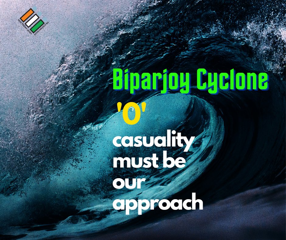 Biparjoy Cyclone 

Let's act towards '0' casualties 

#eci #sveep #CycloneBiparjoyUpdate #CycloneBiporjoy #Gujaratcyclone #Gujarat #GujaratiNews