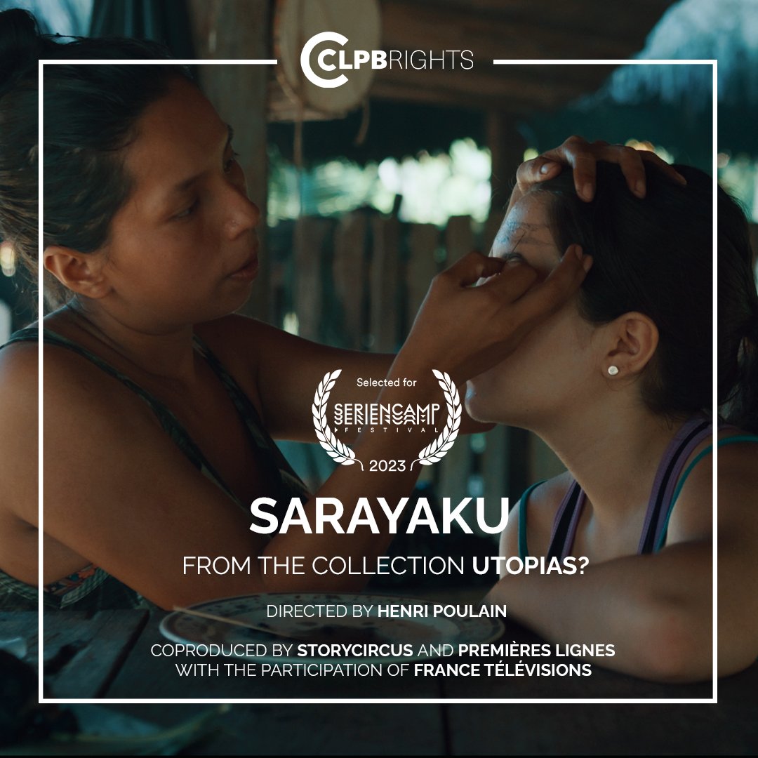 Selected at @Seriencamp Festival 2023, the collection UTOPIAS? will be presented to German audience with the screening of SARAYAKU tonight at 7.15 pm in Cinenova / Theater 3! 🎥🍃 👏 👏👏 Directed by @PoulainOriginal, coproduced by @Storycircus & @PLTVfilms for @Francetele