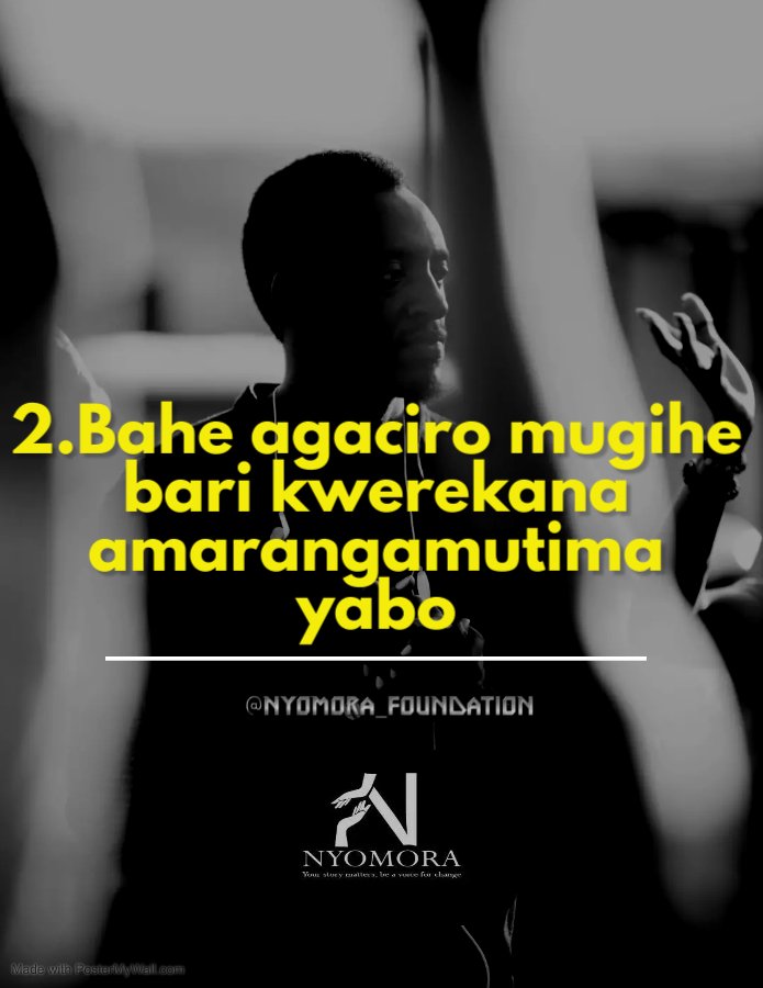 nyomoraf's tweet photo. Nkwibutse ubuzima bwo mumutwe bugomba kuza mbere
Ba inyangamugayo kuri izo nshuti ziri mubibazo kandi ube umwanya wabo utekanye
Niba kandi wumva urengewe uzirikane ko ari byiza gufata igihe cyawe wenyine
Ntabwo ari kwikunda ahubwo ni urukundo rw’ubuzima bwawe.
#nyomora @NARwanda https://t.co/weACGIthj7