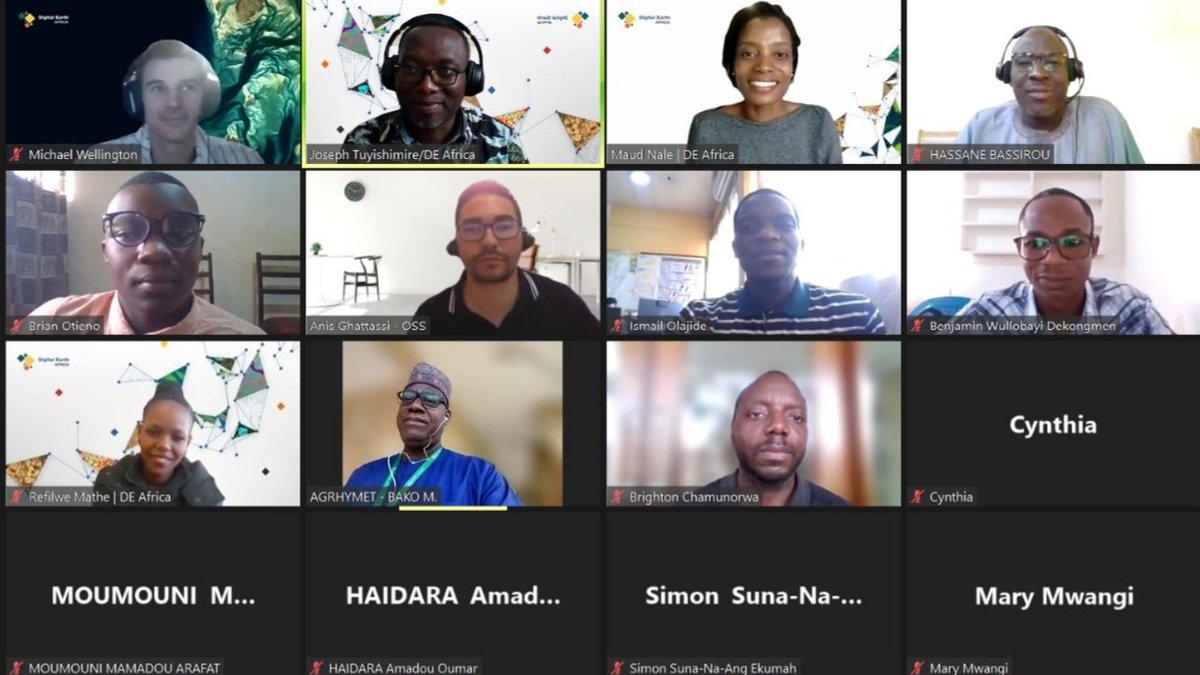 DEarthAfrica's tweet photo. During today's live session, #DEAfrica Senior Advisor: Capacity Development, presented on soil data initiatives that have recently been made available on the DE Africa platform. 
https://t.co/yxJi7ZItWj
It was a pleasure connecting with our user community &amp; implementing partners. https://t.co/LKN3OeA0Bz