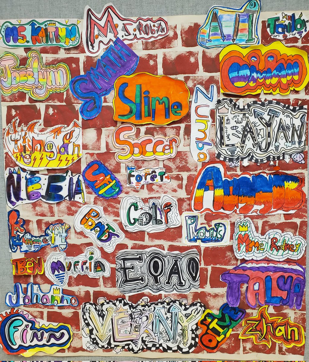 🧱  Our graffiti memory wall 🧱