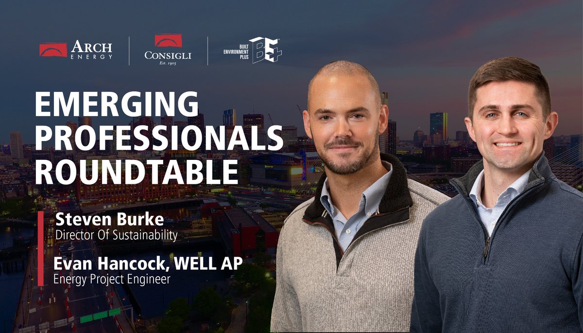 Consigli (@consigli1905) on Twitter photo Join us tomorrow for the <a href="/BuiltEnvPlus/">Built Environment Plus</a> Emerging Professionals Roundtable to gain valuable insight into Consigli's impactful #sustainability initiatives and network with emerging professionals in the green building community.
Register today: builtenvironmentplus.org/event/emerging… Join us tomorrow for the <a href="/BuiltEnvPlus/">Built Environment Plus</a> Emerging Professionals Roundtable to gain valuable insight into Consigli's impactful #sustainability initiatives and network with emerging professionals in the green building community.
Register today: builtenvironmentplus.org/event/emerging…