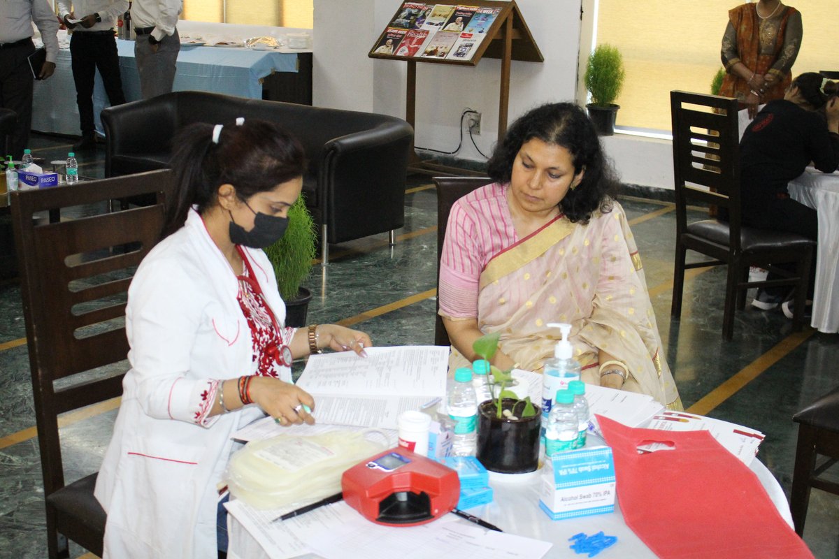NCRB celebrated World Blood Donor Day by organizing a Blood Donation Camp following this year’s spirit of 'Give Blood, Give Plasma, Share Life, Share Often' NCRB personnel took Blood Donation pledge on this occasion.