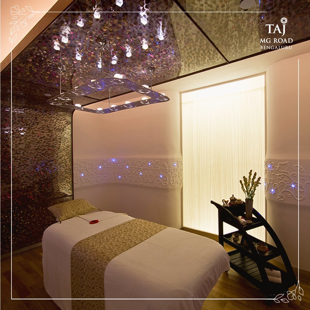 With healing herbs woven into the fabric of its walls, find yourself immersed in a uniquely rejuvenating sensory experience at #TajMGRoad J Wellness.

To book a spa session, call: +91 80666 04355

#TajMGRoad #SpaTreatment #JWelnessCircle