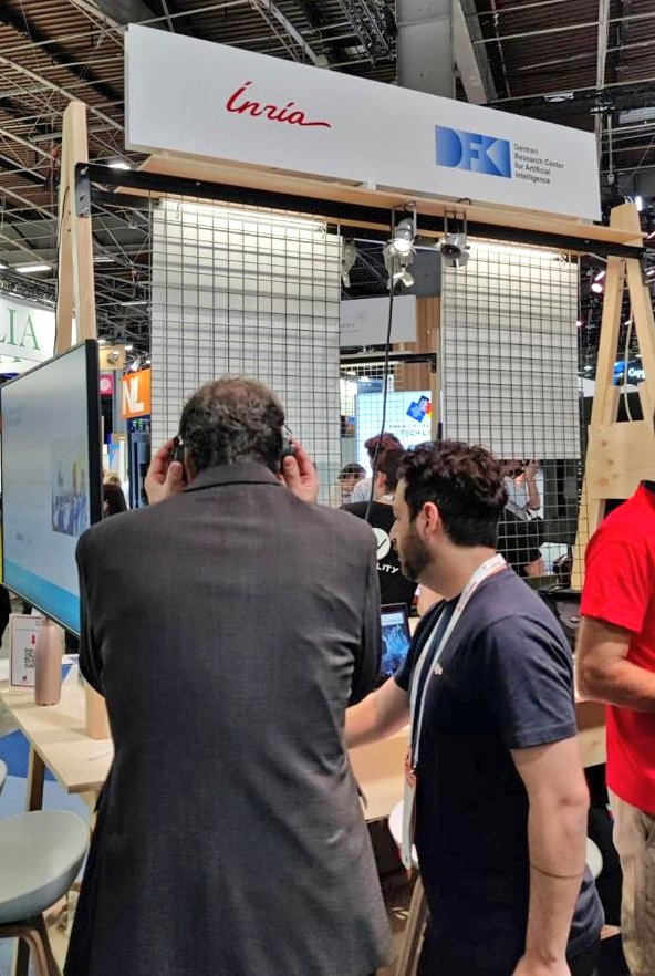 Centre Inria de l'Université de Lorraine (@inria_nancy) on Twitter photo #InriaVivaTech 🤝 Rencontre entre les membres de la #startup <a href="/NijtaAI/">Nijta</a> <a href="/Inria_Lille/">Centre Inria de l'Université de Lille</a> <a href="/Inria_Nancy/">Centre Inria de l'Université de Lorraine</a> et la délégation de l'ambassade de Suisse en France sur le stand franco-allemand <a href="/VivaTech/">Viva Technology</a> <a href="/Inria/">Inria</a> <a href="/DFKI/">DFKI</a>. #anonymisation #voix #InriaVivaTech 🤝 Rencontre entre les membres de la #startup <a href="/NijtaAI/">Nijta</a> <a href="/Inria_Lille/">Centre Inria de l'Université de Lille</a> <a href="/Inria_Nancy/">Centre Inria de l'Université de Lorraine</a> et la délégation de l'ambassade de Suisse en France sur le stand franco-allemand <a href="/VivaTech/">Viva Technology</a> <a href="/Inria/">Inria</a> <a href="/DFKI/">DFKI</a>. #anonymisation #voix
