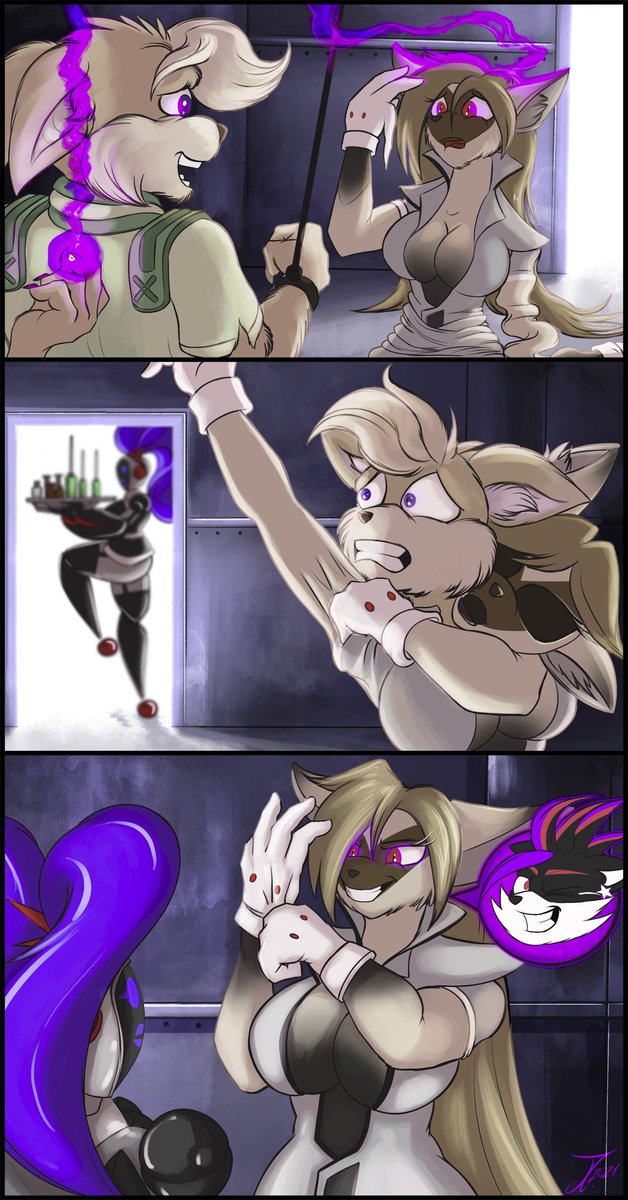 Artwork - Desperate Reintegration by jamescorck deviantart.com/jamescorck/art… 

Drawn for Sonic232.

#Comic #Furry #Anthro