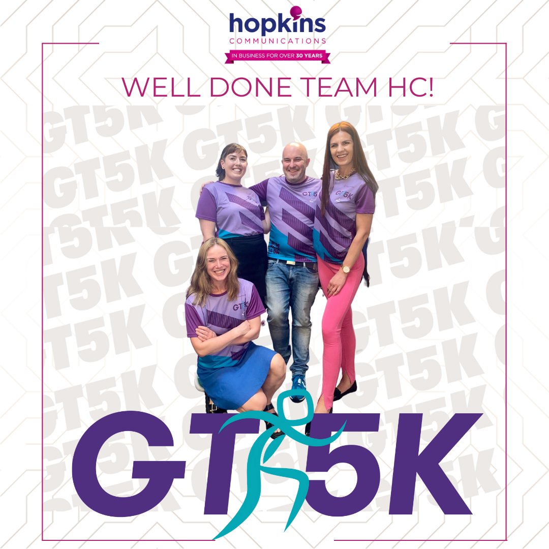 wearehopkins's tweet photo. Well done to Conor, Mairead, Mariela and Niamh from #TeamHC for taking part again in this year's #GT5K. We're always up for supporting charities such as @irishredcross &amp; up-and-coming athletes such as @AIRaceSeries Junior programmes. @grantthornton5k 

#grantthorntonrun https://t.co/ZTKSiuRLlF