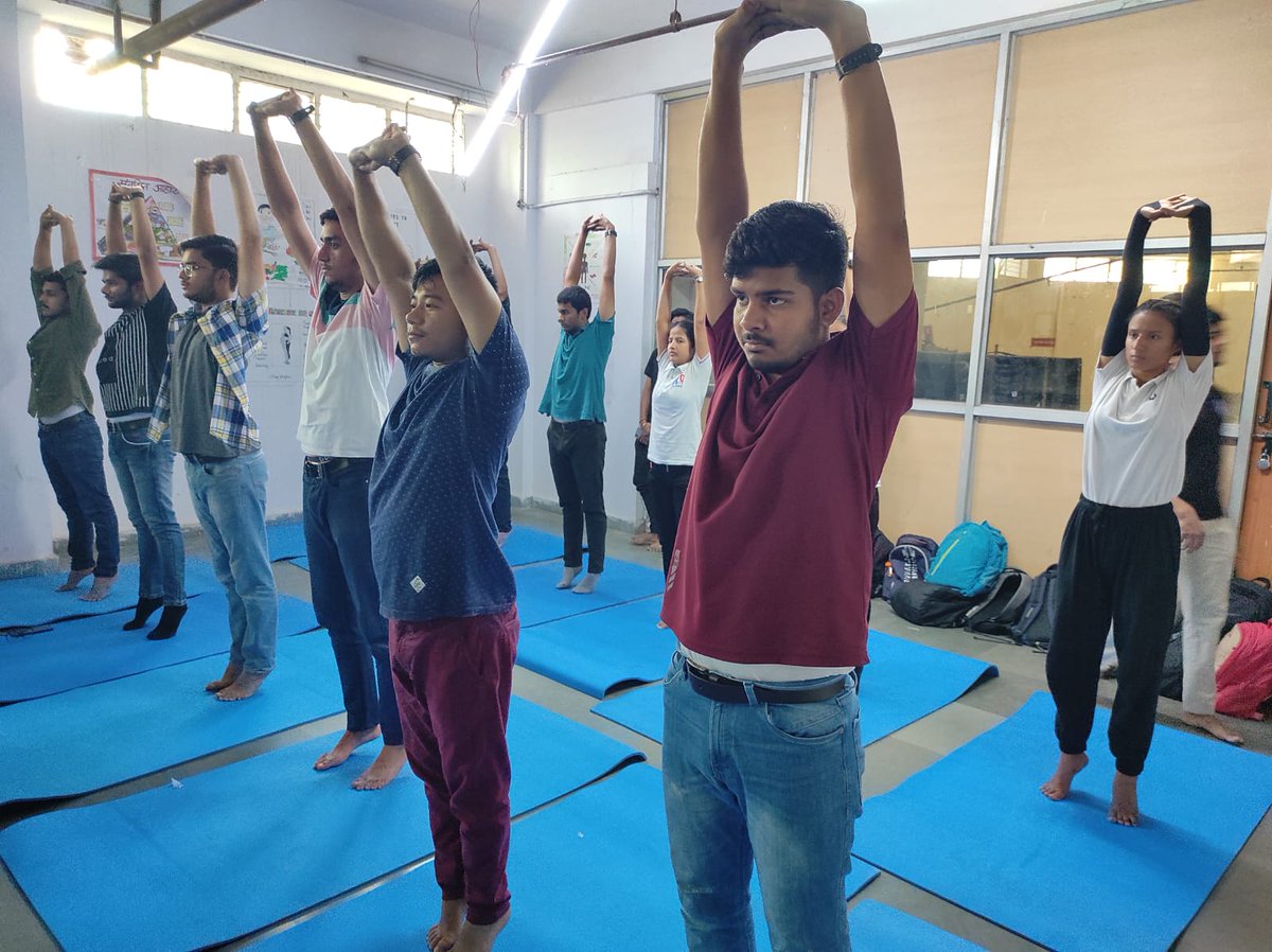 macnss's tweet photo. Discover the inner harmony through Yoga! Join us as we celebrate International Yoga Day with @macnss. Experience the transformative power of yoga and unlock your true potential
#Day1 #macnss #YogaDay @NssrdD @_NSSIndia @EduMinOfIndia @MoHFW_INDIA @ianuragthakur @YASMinistry https://t.co/i2rtdpzjwI