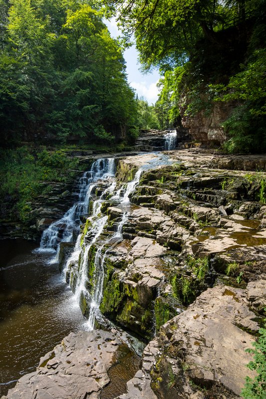 Scotland's nae short on bonnie waterfalls! Where's YOUR fave? 😍 📍 Corra Linn, Falls of Clyde #NewLanark