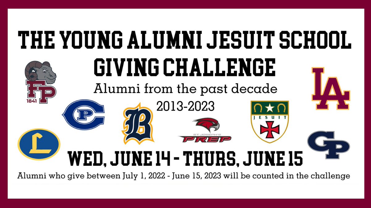 Loyola Academy Alumni Network (@laalumninetwork) on Twitter photo LET THE CHALLENGE BEGIN!!
The Young Alumni Jesuit Challenge has officially begun! Venmo your gift to <a href="/LoyolaAcademy/">Loyola Academy</a> or head to goramblers.org/young-alumni-j… to participate in the challenge. All gifts—big and small—truly make a difference!
#GoRamblers LET THE CHALLENGE BEGIN!!
The Young Alumni Jesuit Challenge has officially begun! Venmo your gift to <a href="/LoyolaAcademy/">Loyola Academy</a> or head to goramblers.org/young-alumni-j… to participate in the challenge. All gifts—big and small—truly make a difference!
#GoRamblers