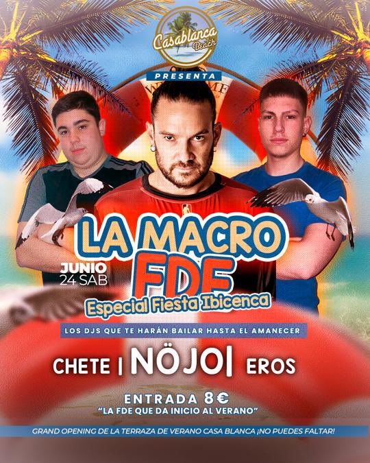 Nos despedimos de este curso con MACRO FDE IBICENCA!!🥳
📍 @casablanca_ooficial (Villanueva de la Jara)
📆 24 de junio 2023

🎉SORTEO DE DOS CUBATAS🎉, pasos a seguir:

✅ Darle like y rt a este tweet 
✅Seguirnos en twitter 

🪪 DNI FISICO +16