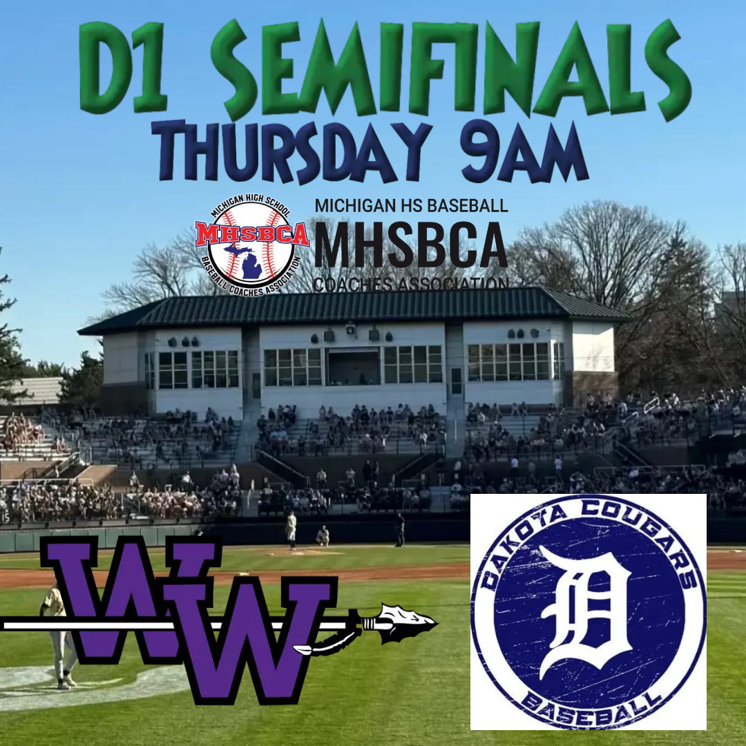 24 hours until the State Semifinal kicks off at <a href="/MSUBaseball/">Michigan State Baseball</a> vs a talented Woodhaven team. Come out and show your Cougar pride! Tickets can be purchased on the link below! 

gofan.co/app/events/995…