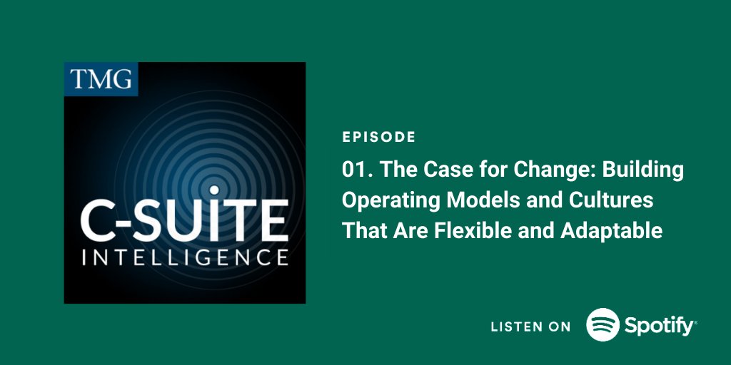 TheMilesGroup's tweet photo. OUT NOW: Season 3 of #CSuiteIntelligence podcast from @TheMilesGroup.
LISTEN to Ep. 1 – @CEO__Coach Stephen Miles & COO Taylor Griffin discuss “The Case for #Change: Building Operating Models and Cultures That Are Flexible and Adaptable.”
https://t.co/pYsfEjq8cr https://t.co/NTs85bFG1G