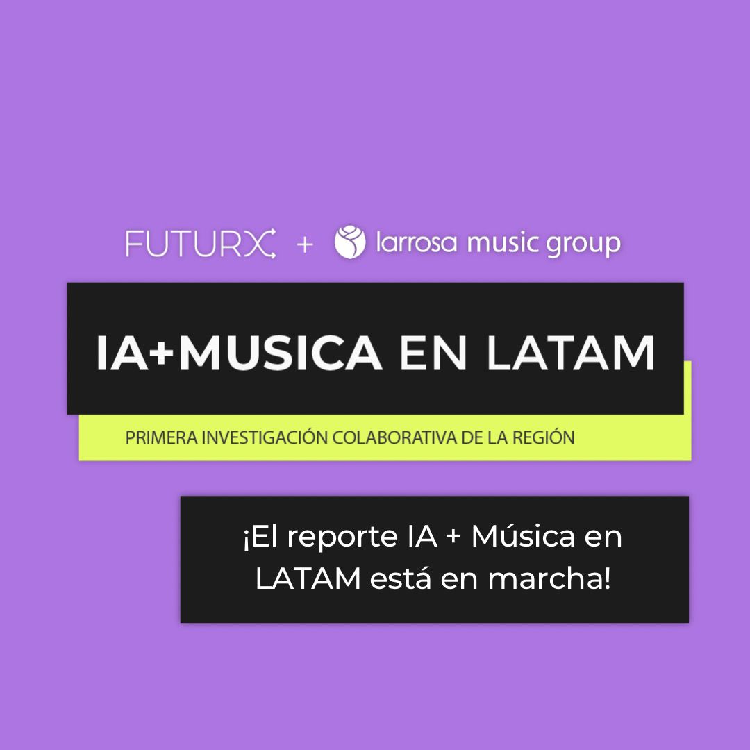 ¡NECESITAMOS AYUDA PARA UNA ÉPICA DE DATA Y DELIRIO! No es un pedido económico, sino de colaboración. Estamos realizando el primer reporte colaborativo de IA+Música en Latinoamérica y necesitamos que completes nuestra encuesta. ¡Hay tiempo hasta el 22! #MúsicaIA