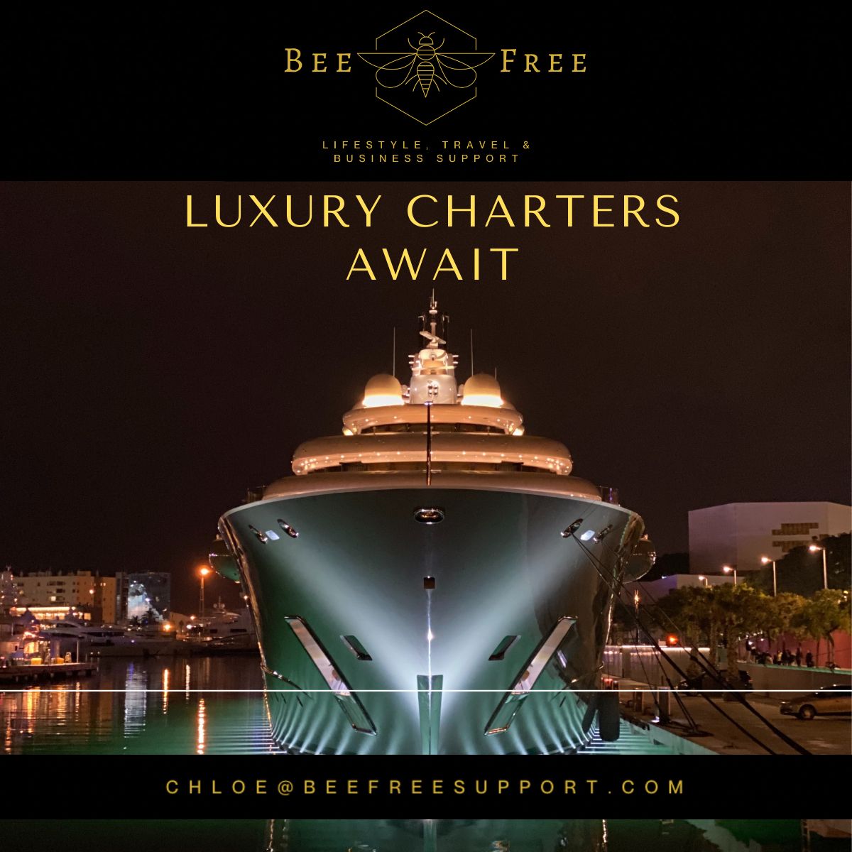 BeeFreeSupport's tweet image. There&apos;s a growing demand for luxury charter holidays.
Have you been on a luxury yacht holiday? 

Need help arranging your luxury holiday?

beefreesupport.com
chloe@beefreesupport.com
#virtualassistant #yachtcharter #beefreesupport