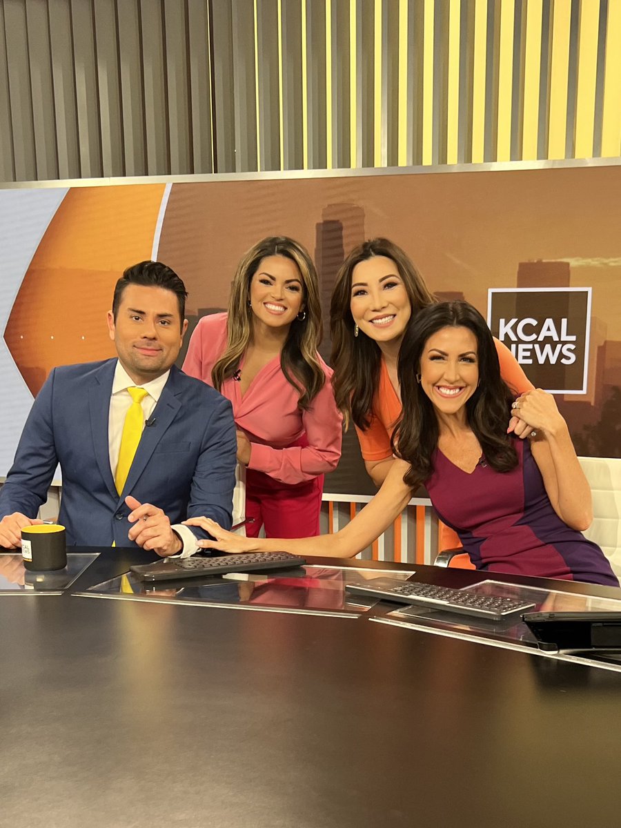 SO good to be back with my work fam!  We’re on now! Hope you’ll join us on @kcalnews!