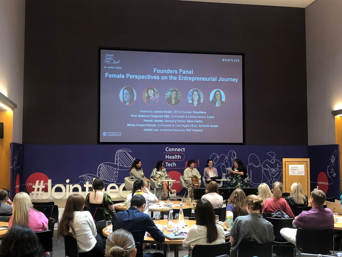 TheMilnerInst's tweet photo. A fantastic founders panel is currently taking place at #CHTLive: Female perspectives on the entrepreneurial journey.

Are you tuned in? 👀

#jointhedots #femaleentrepreneurs https://t.co/miCVLzOIeE