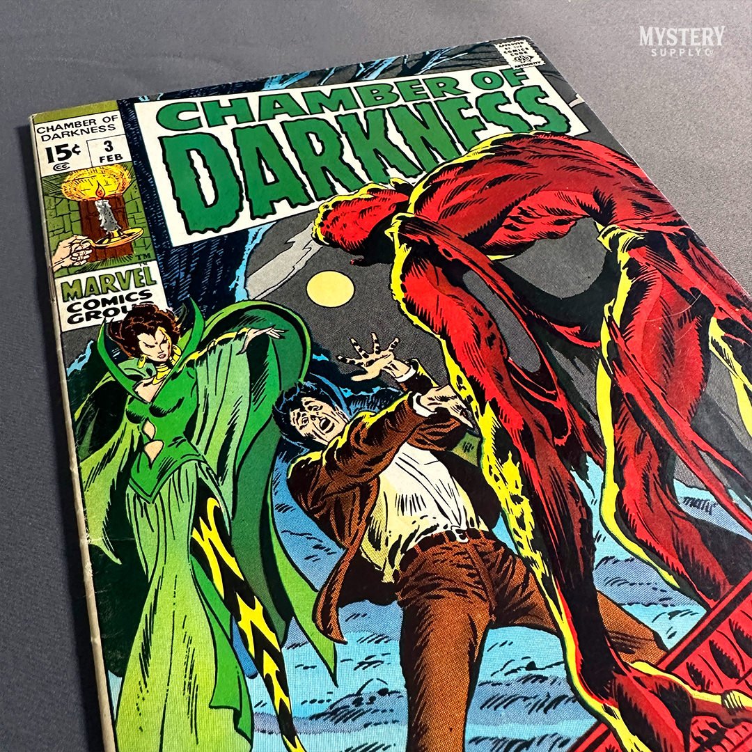 🕯️ 🦇 The night is dark—the moon is full—and mysterious Marvel's back with three of its spookiest tales yet! 🌕 ⚰️ (Chamber of Darkness #3, Feb 1970)

#johnbuscema #chamberofdarkness