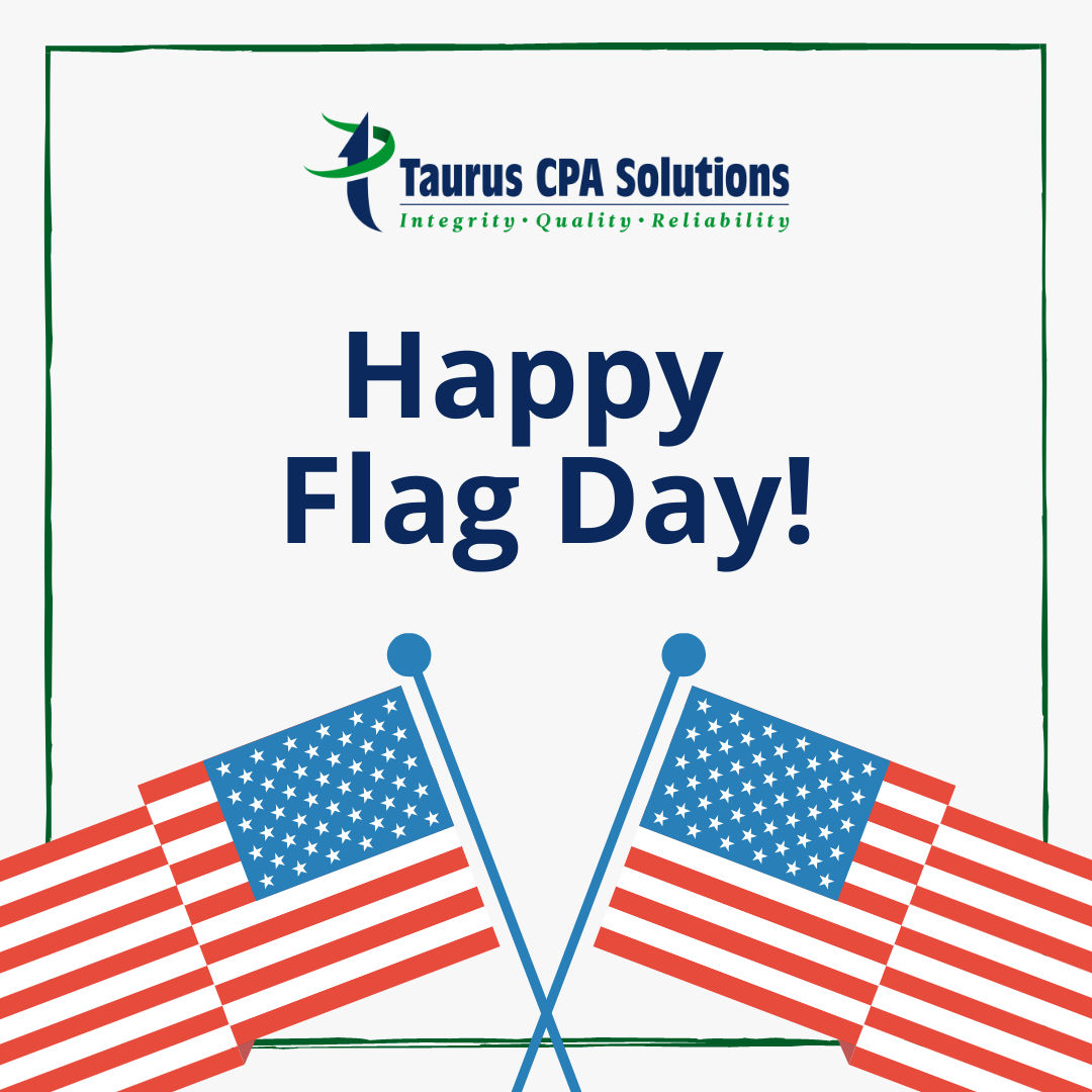 Happy Flag Day! Let's celebrate our country's symbol of freedom and unity 🇺🇸

#FlagDay #StarsAndStripes #AmericanPride #USA #Freedom #Unity #NationalFlagDay #RedWhiteAndBlue #AmericanHeritage #OurFathersLegacy #OldGlory #AccountingFirm